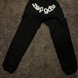 black n white Sp5der sweats